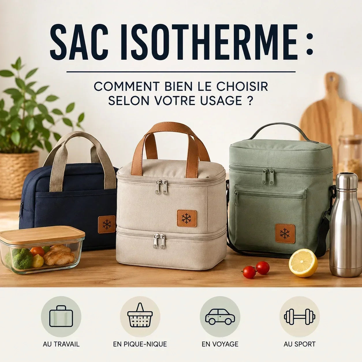 Sac isotherme : comment bien le choisir selon votre usage ? - Le Guide Univers Isotherme Image