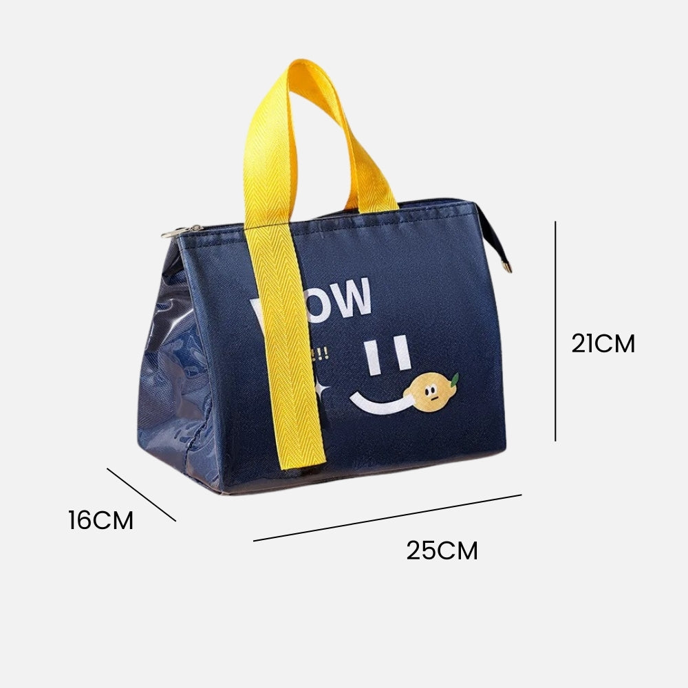 Sac isotherme motif végétal