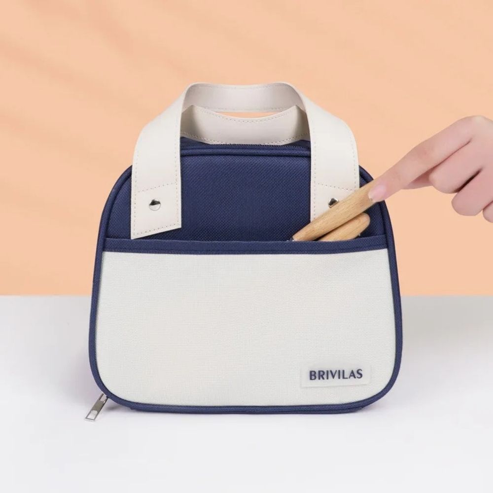 Sac Isotherme À Main Bicolore