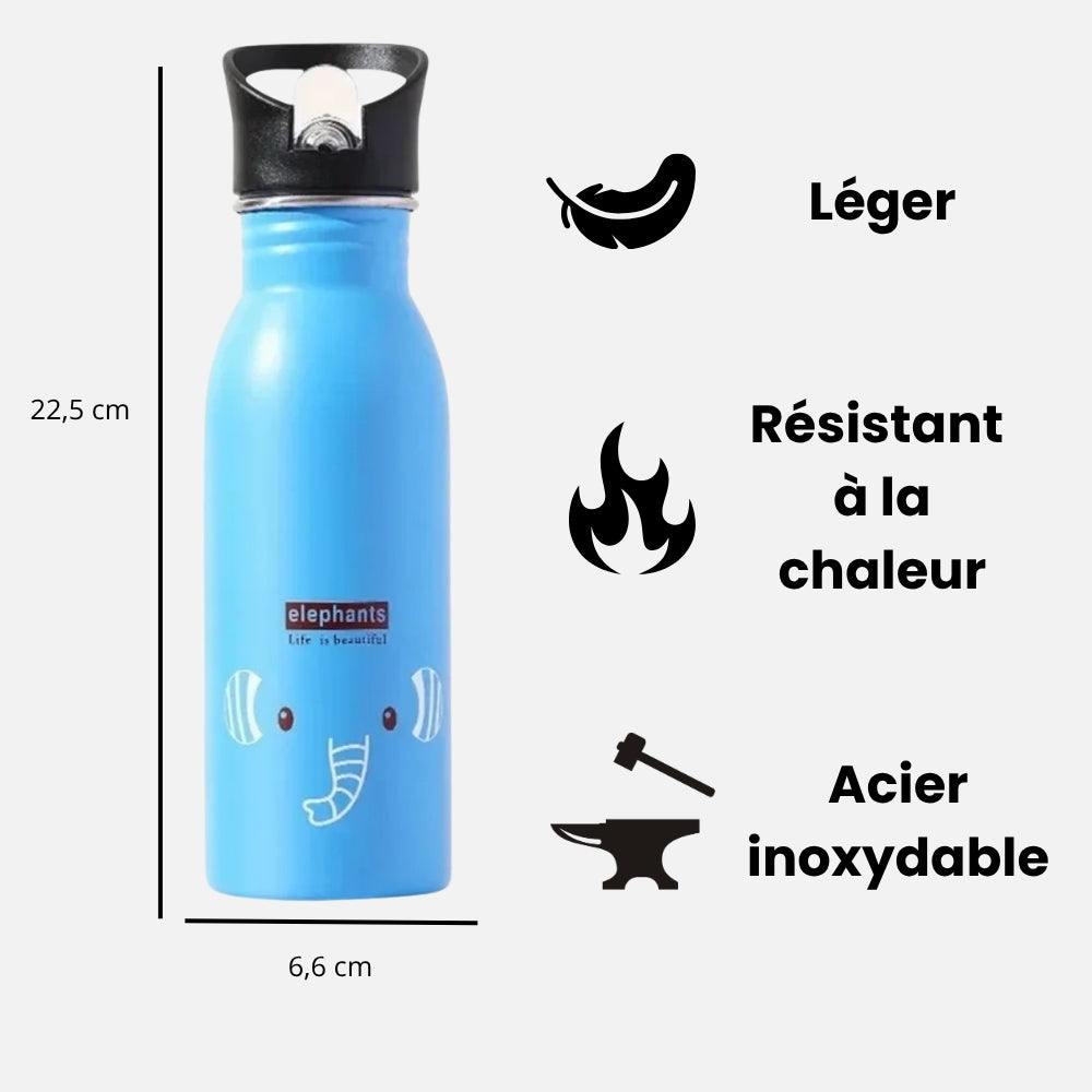 Gourde Isotherme Enfant - Éléphant