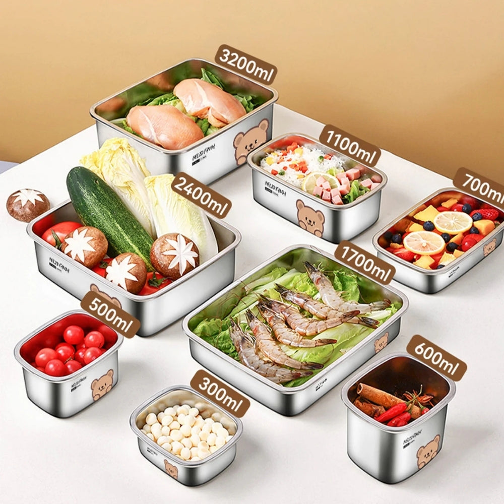 Lunch Box Isotherme Inox Ourson