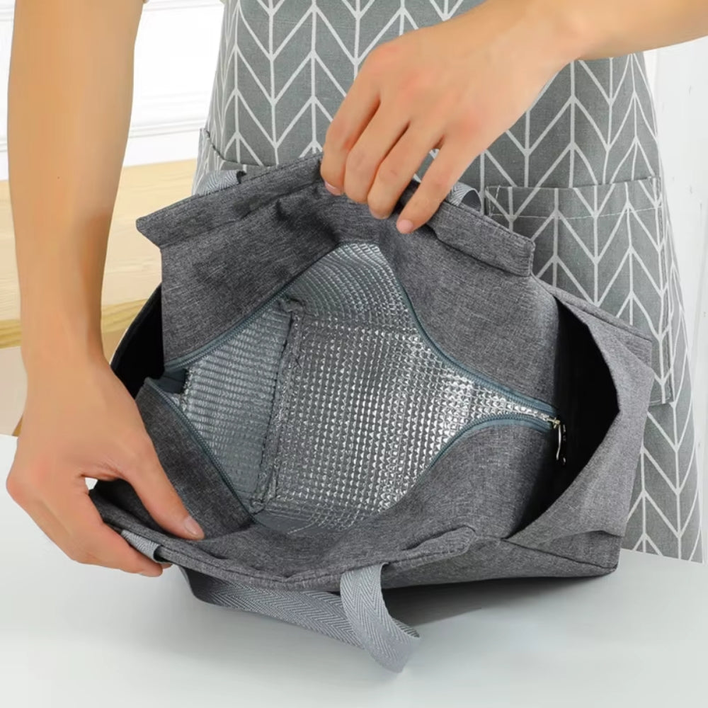 Sac Isotherme Repas + Porte Bouteille