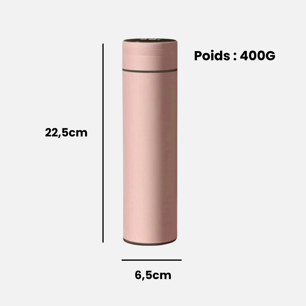 Bouteille Isotherme Intelligente Rose