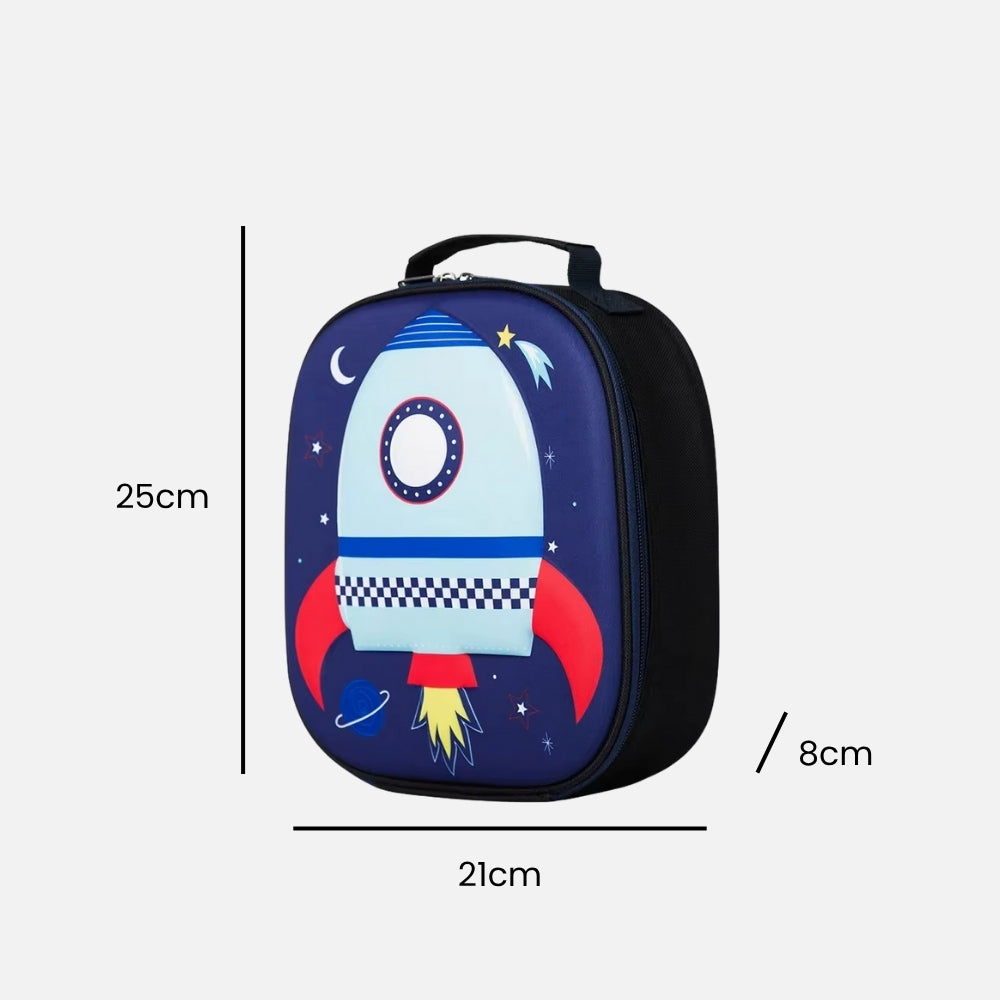 Sac Isotherme pour enfant Bleu Fusée