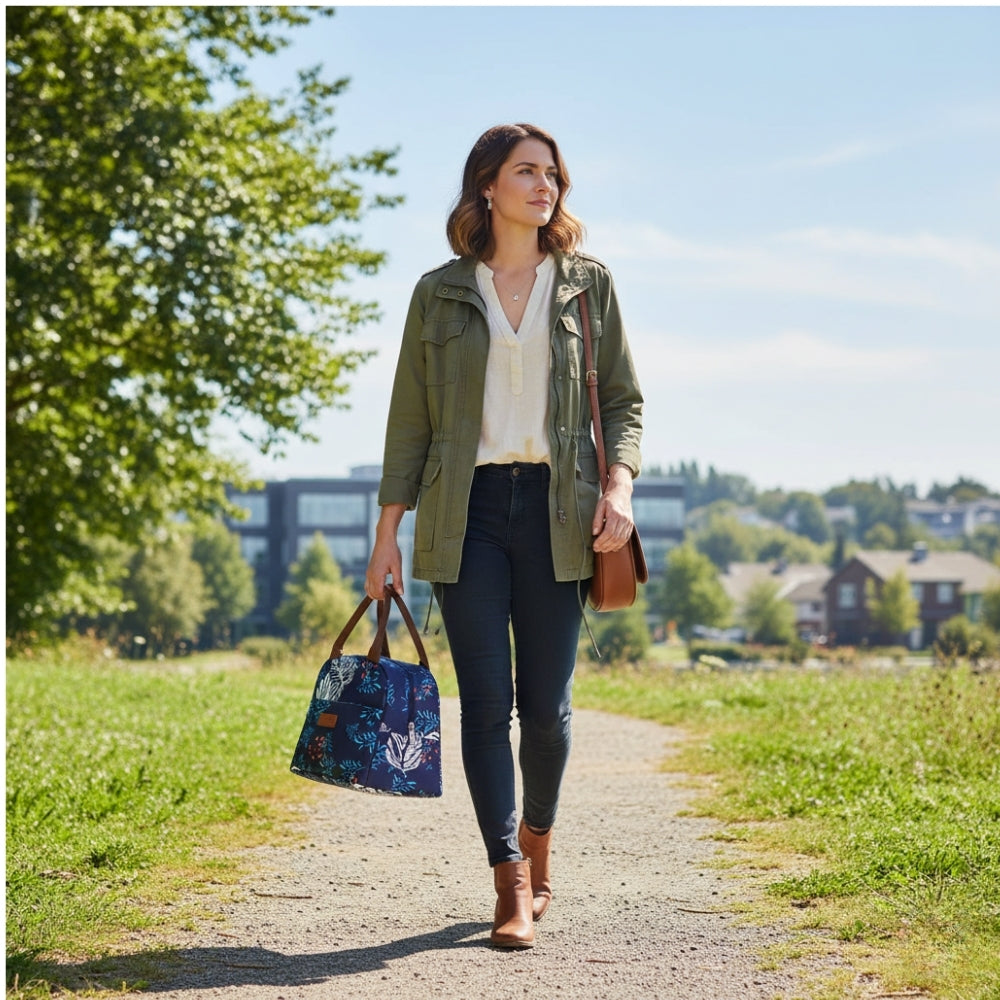 Sac Isotherme Repas Fleuri