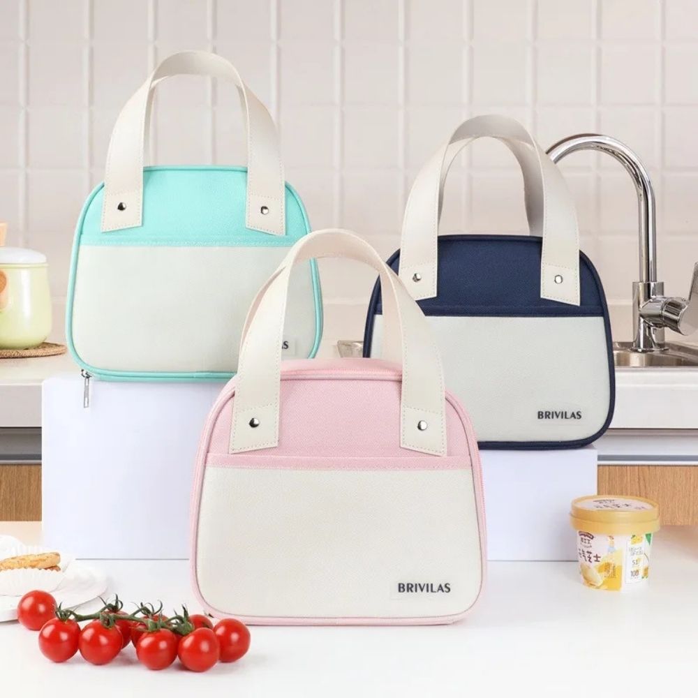 Sac Isotherme À Main Bicolore