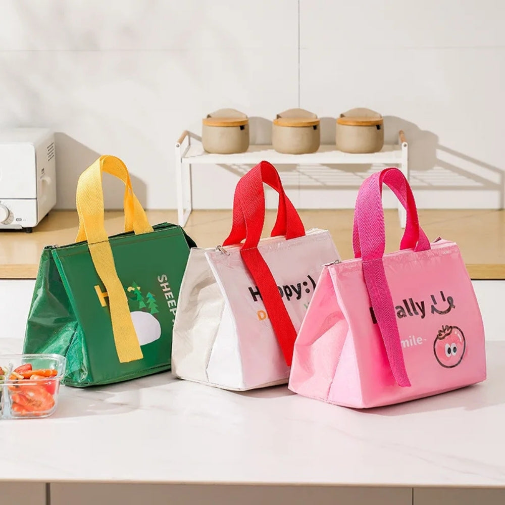 Sac isotherme motif végétal