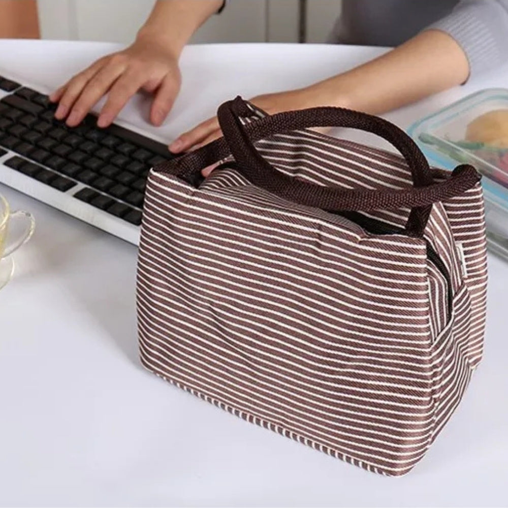 Sac isotherme à rayure