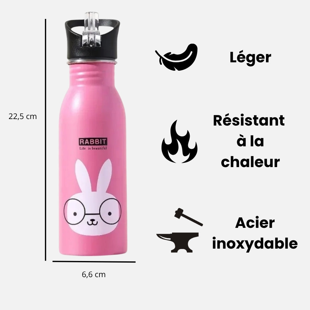 Gourde isotherme enfant - Lapin