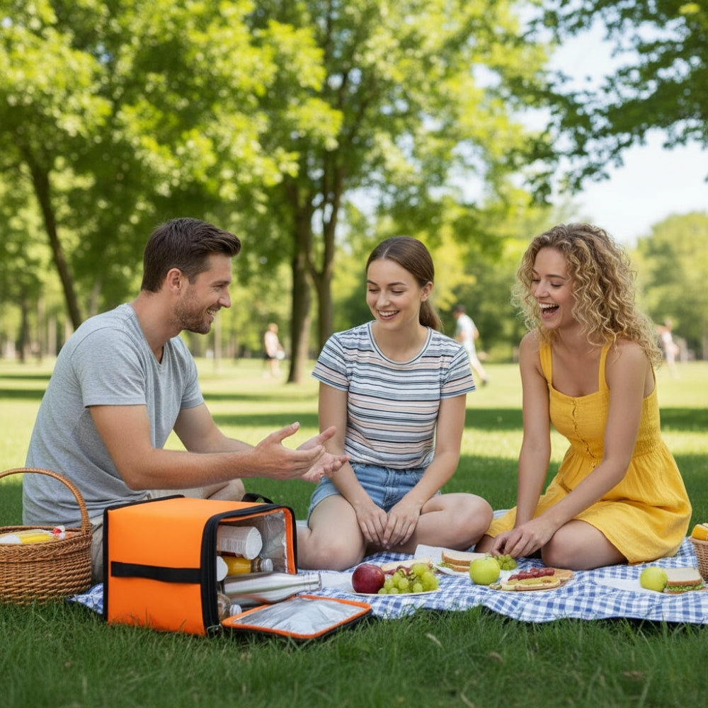 Glacière Souple Pique Nique de Couleur