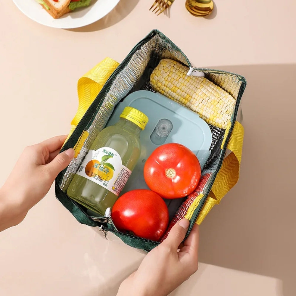 Sac isotherme motif végétal