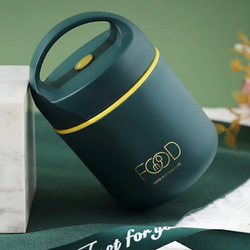 Lunch Box Isotherme Soupe Enfant Vert