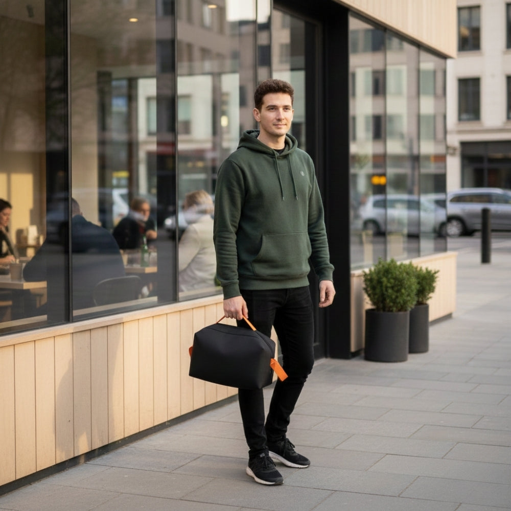 Sac Isotherme Repas Noir Avec Hanse