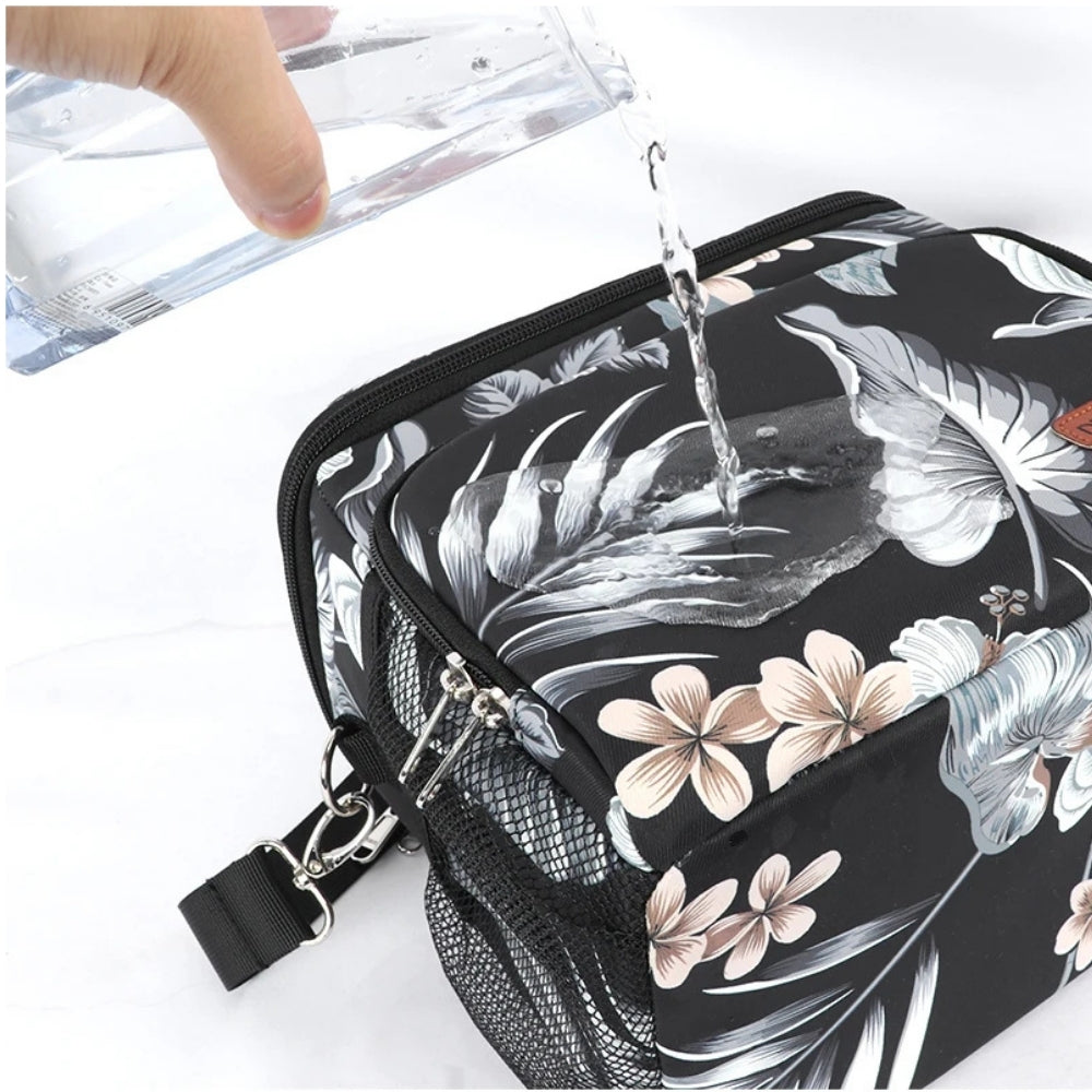 Glacière souple motif fleury