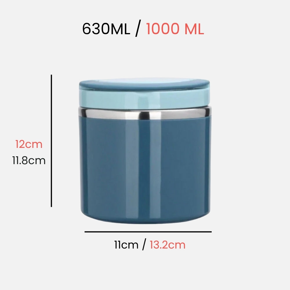 Lunch Box Isotherme Soupe Bleu