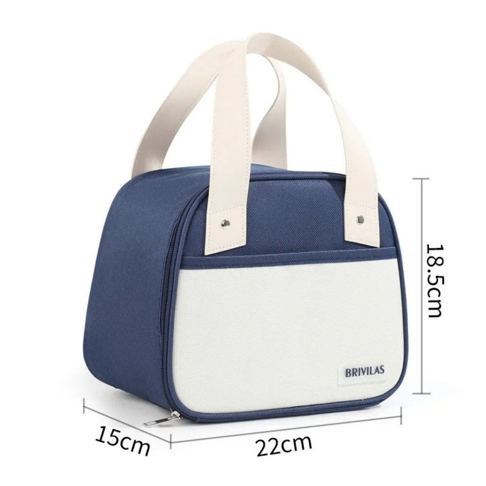 Sac Isotherme À Main Bicolore
