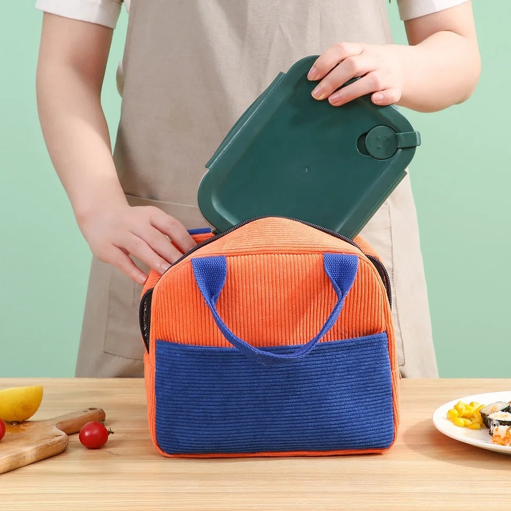 Sac à main isotherme velours
