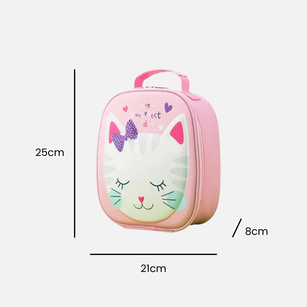 Sac Isotherme pour enfant Rose Chat