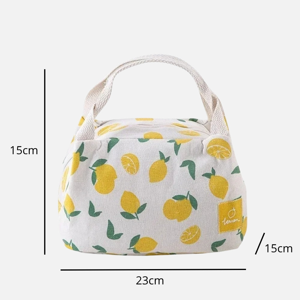 Sac Isotherme Repas - Fruits Citron