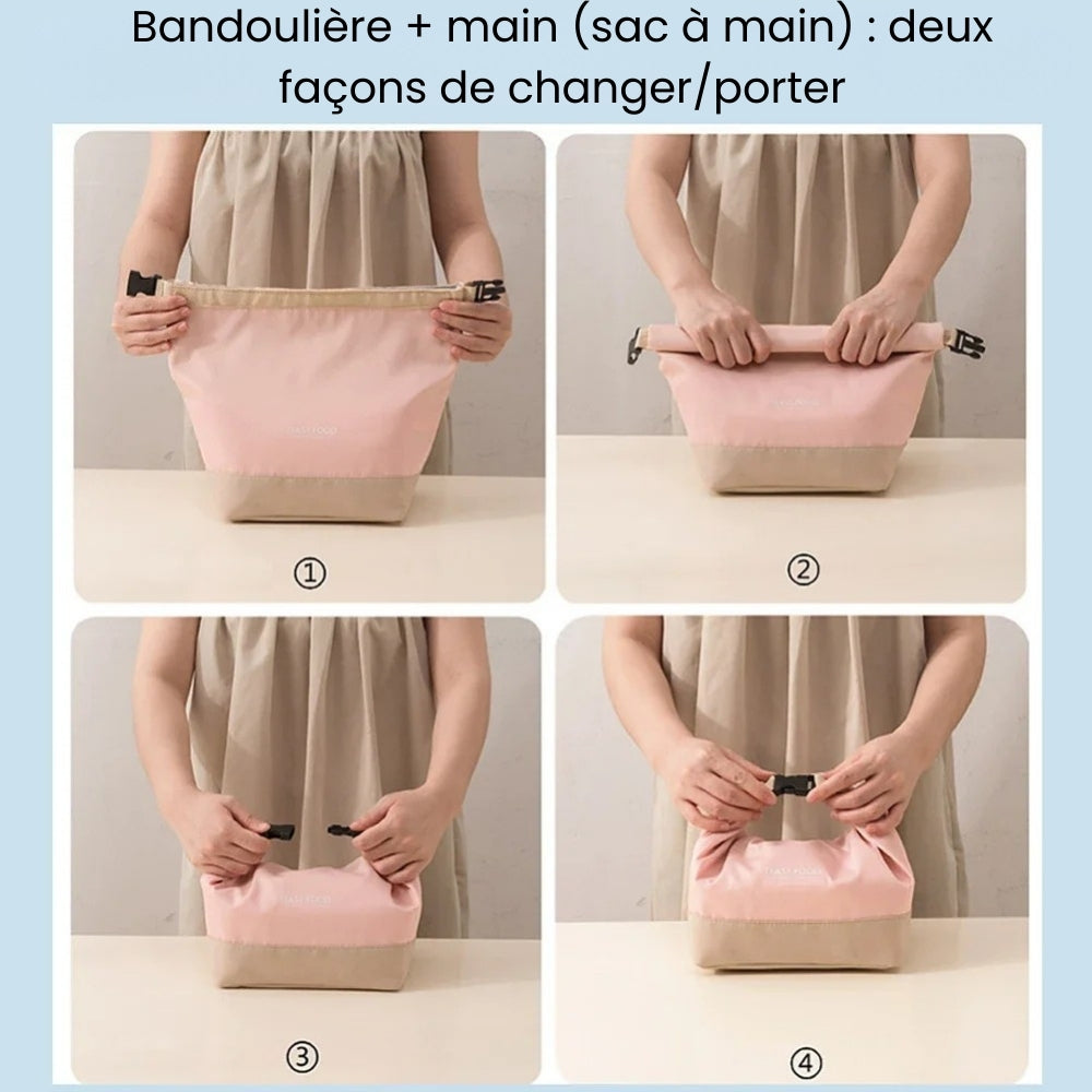 Grand sac isotherme modulable