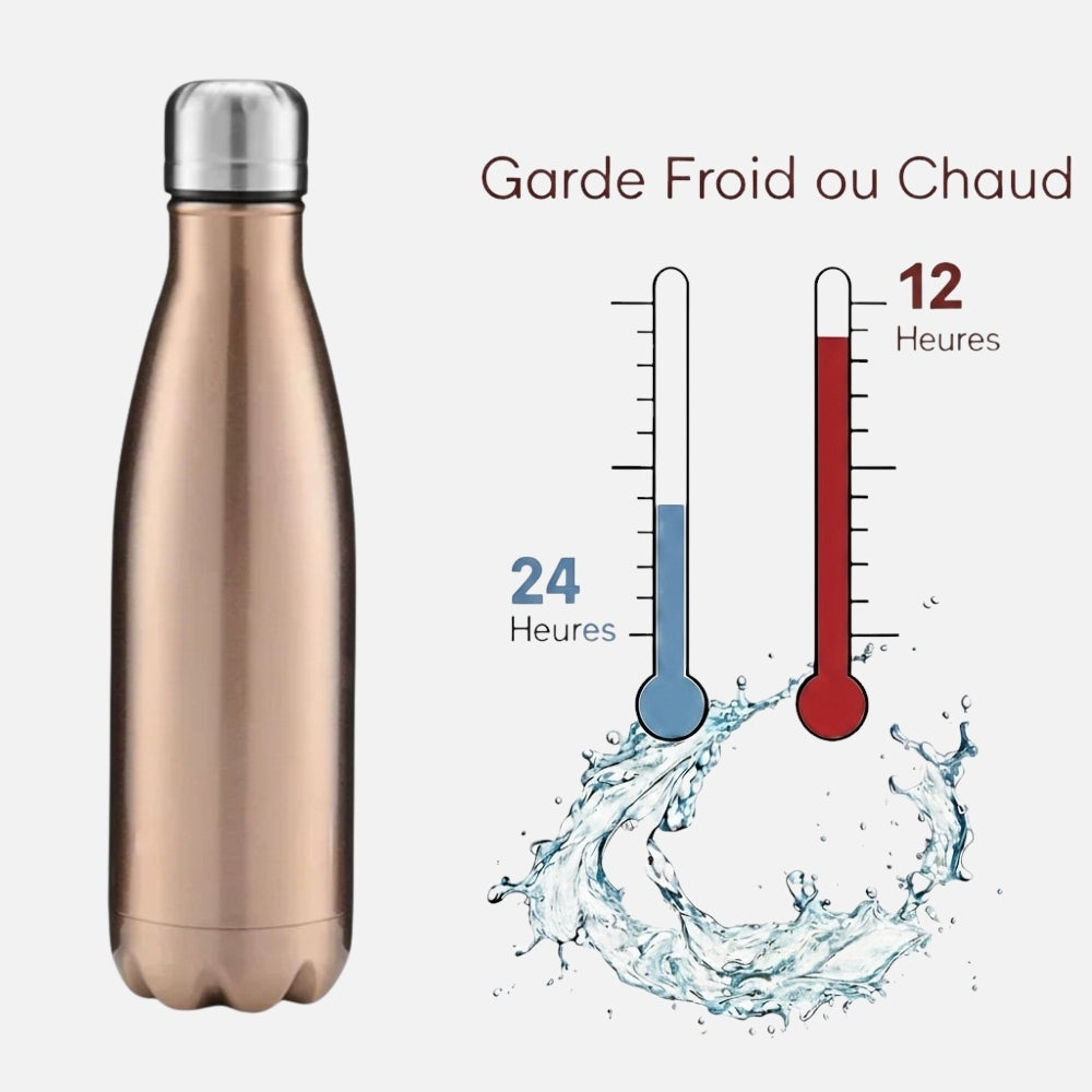 Gourde Isotherme Gold - 12H