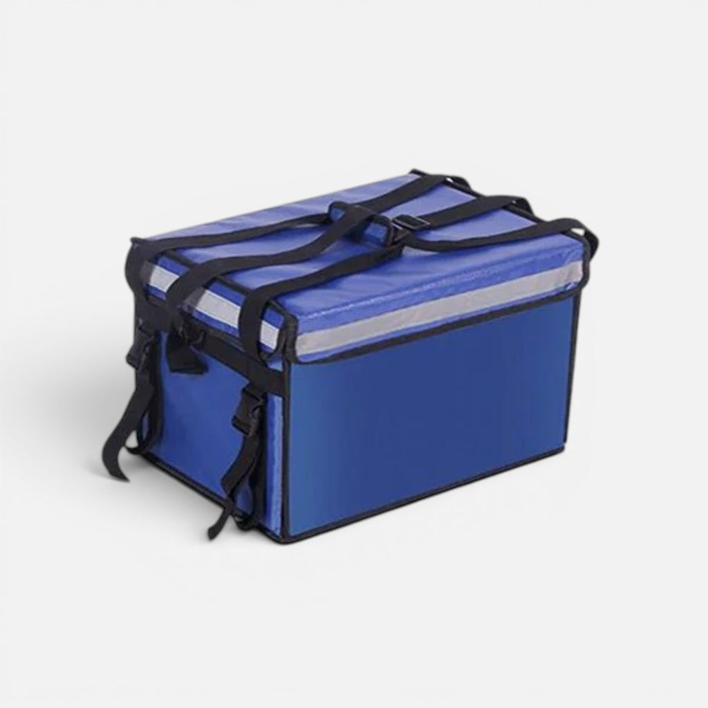 Sac Isotherme Synthetique Uni Noir Et Gris