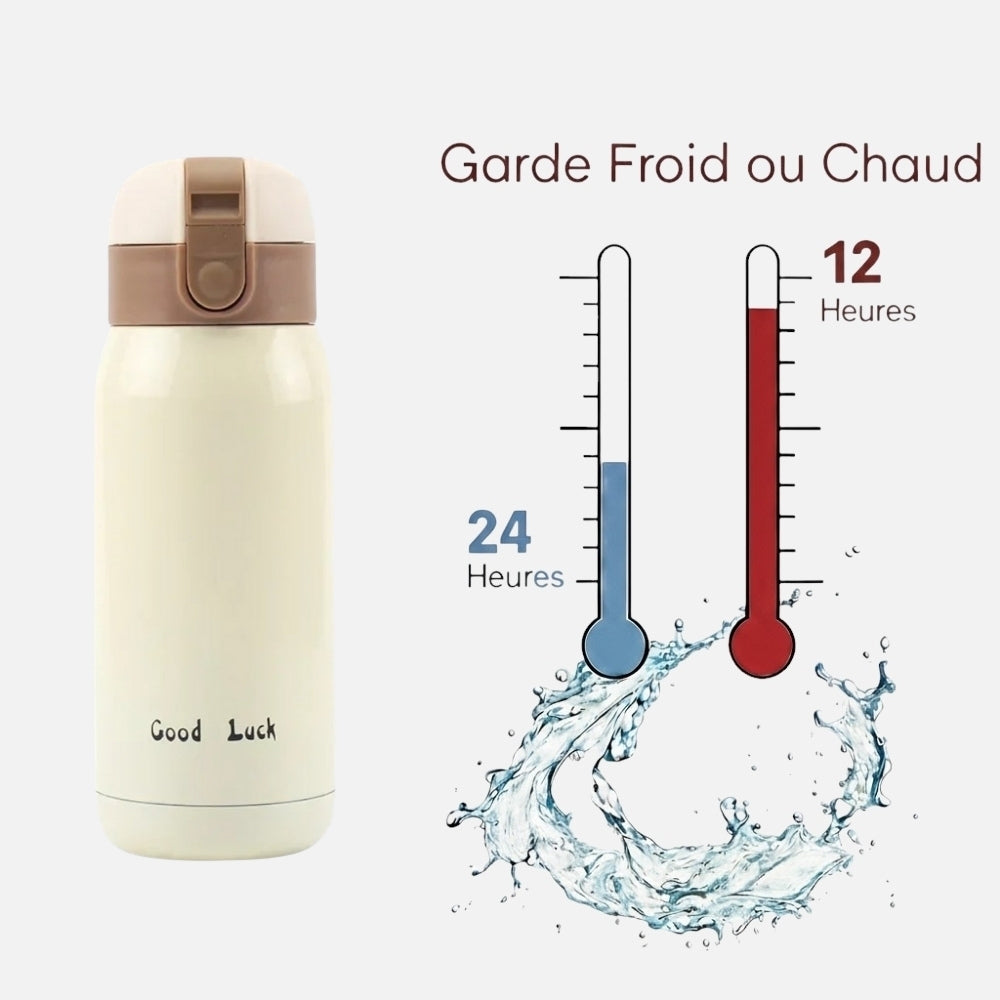 Mini Gourde Isotherme Beige - 200ml/360ml