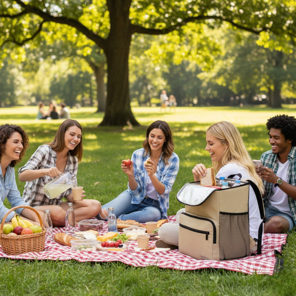 Sac A Dos Isotherme Beige