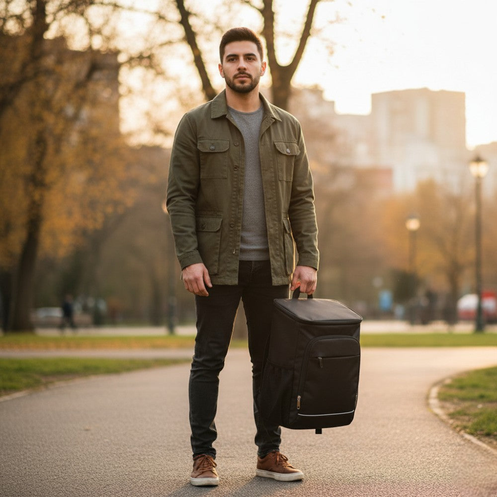 Grand Sac A Dos Isotherme Noir