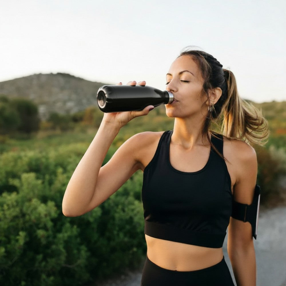 Gourde Isotherme Noire - 6H