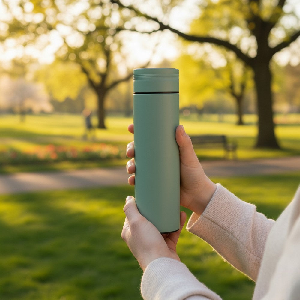 Bouteille Isotherme Intelligente Vert Foncé