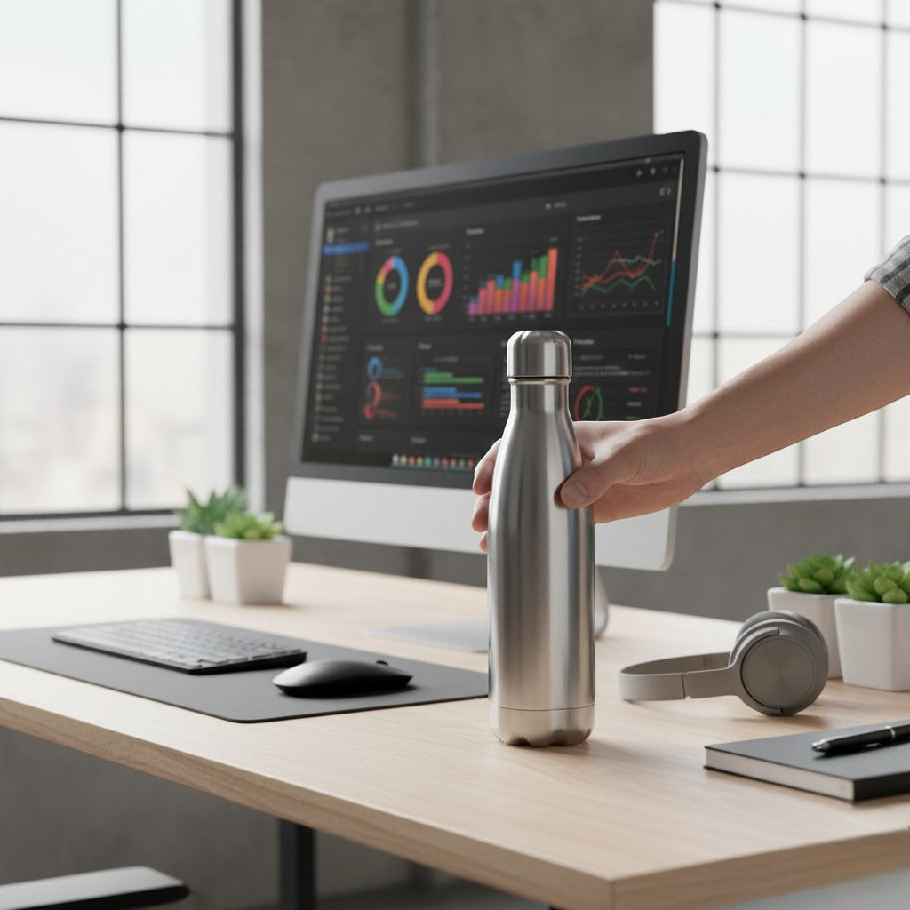 Gourde Isotherme Argent - 6H