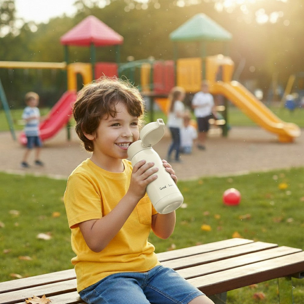 Mini Gourde Isotherme Beige - 200ml/360ml