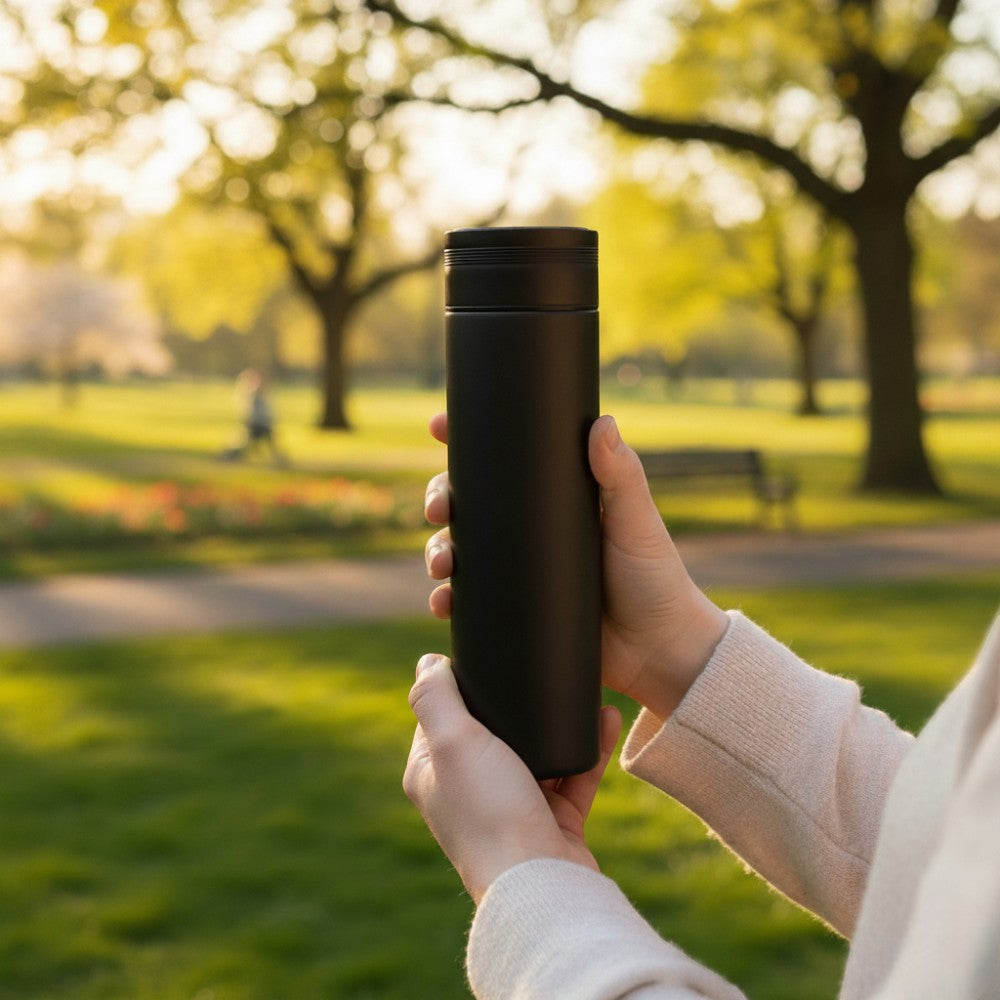 Bouteille Isotherme Intelligente Noire