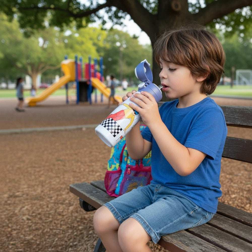 Gourde isotherme enfant - Skieur
