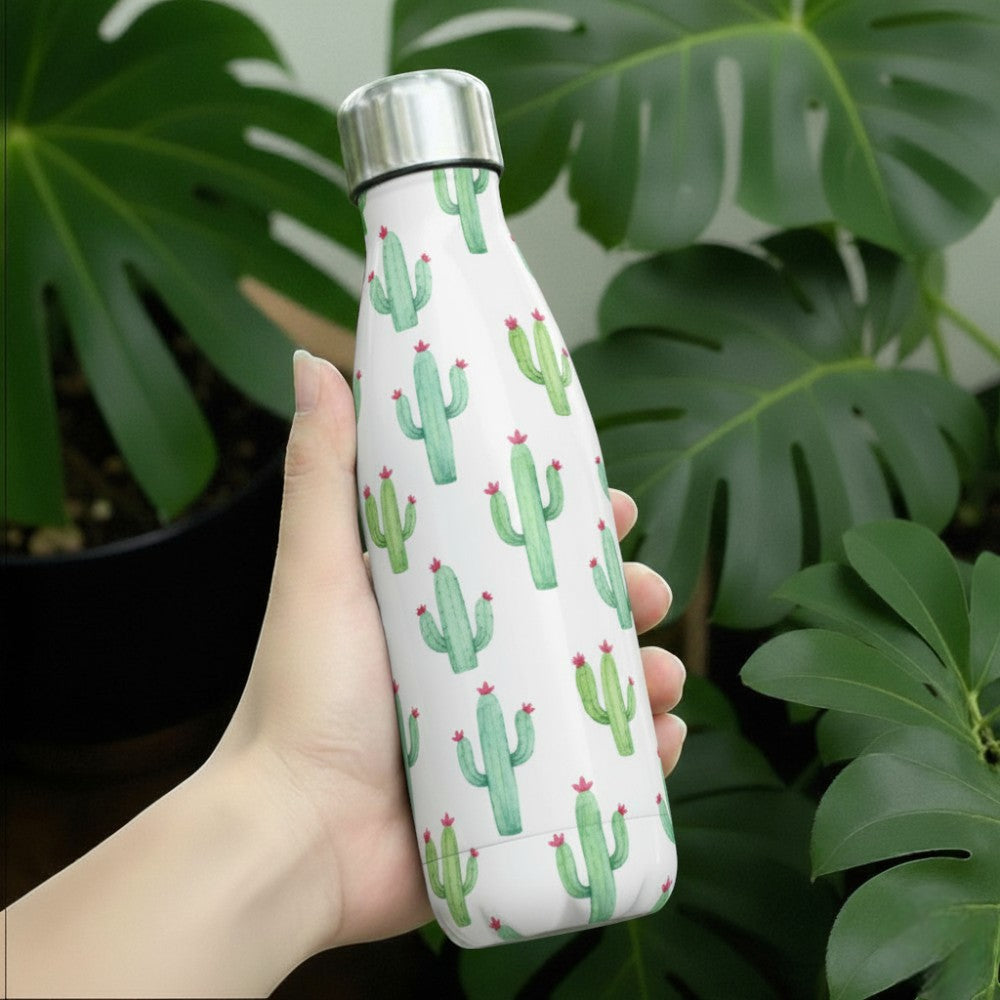 Gourde Isotherme Motif Cactus - 12H