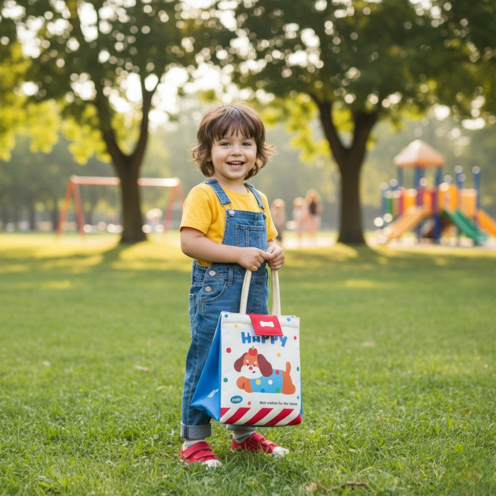Sac Isotherme Enfant Blue Chien à scratch