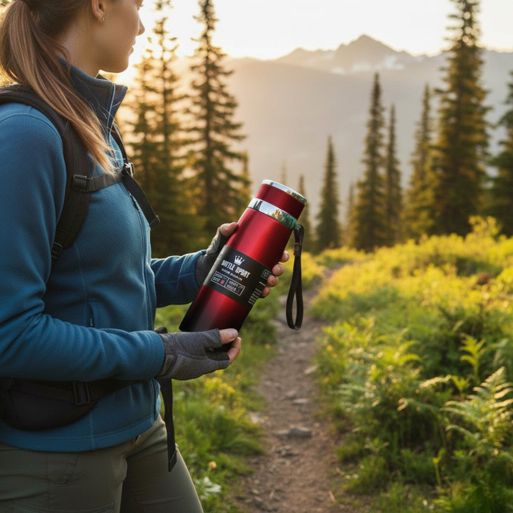 Gourde/Thermos Isotherme Sport Rouge