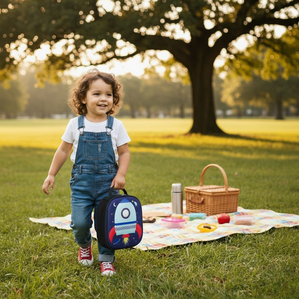 Sac Isotherme pour enfant Bleu Fusée