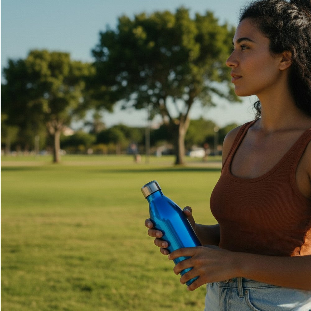 Gourde Isotherme Bleu 12H