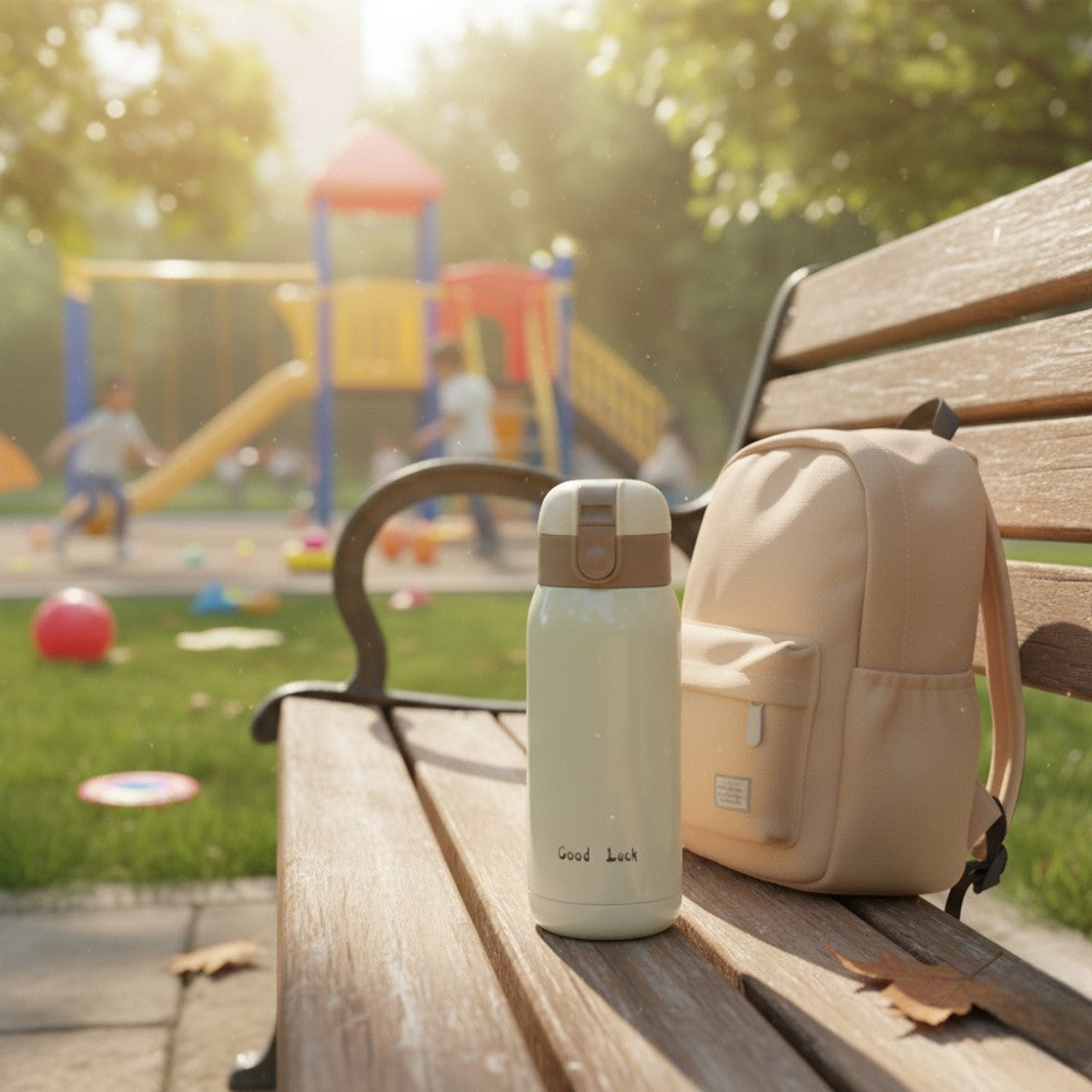 Mini Gourde Isotherme Beige - 200ml/360ml