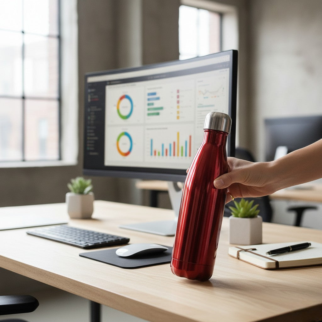 Gourde Isotherme Rouge - 6H