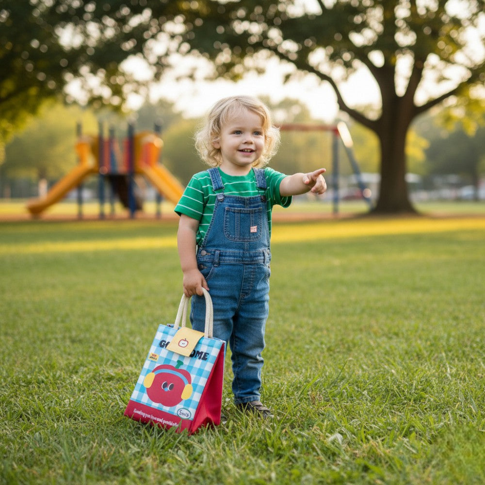 Sac Isotherme Enfant Rouge Tomate à scratch