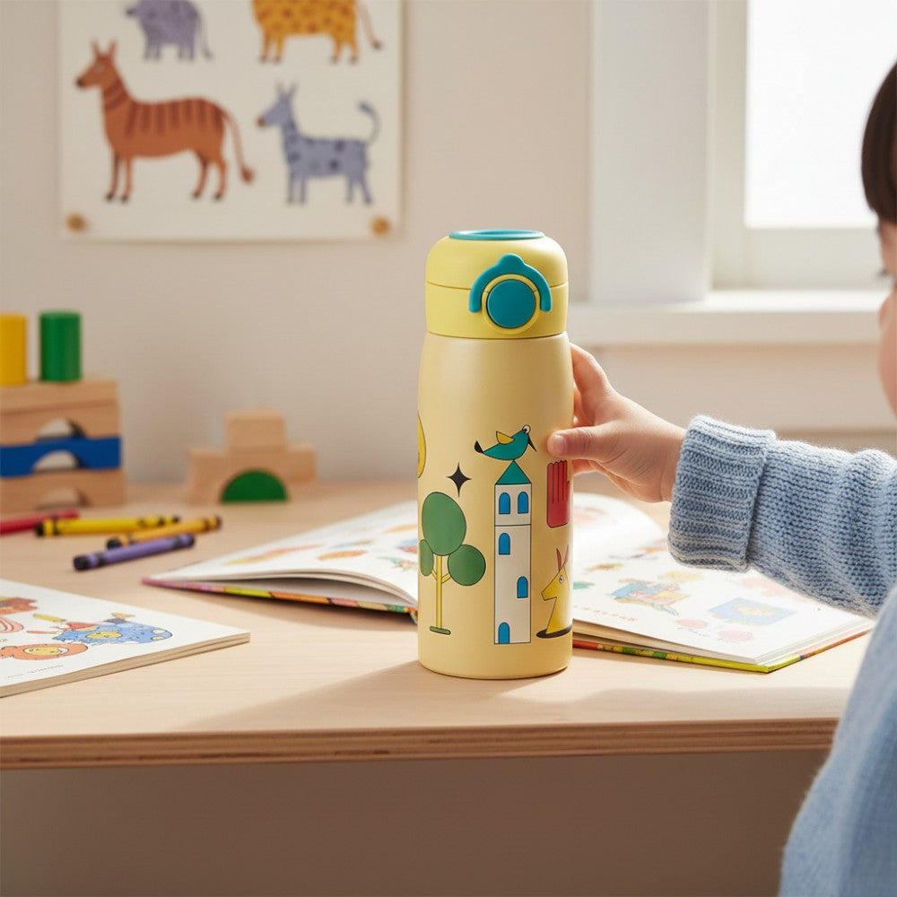 Gourde isotherme enfant - Jaune