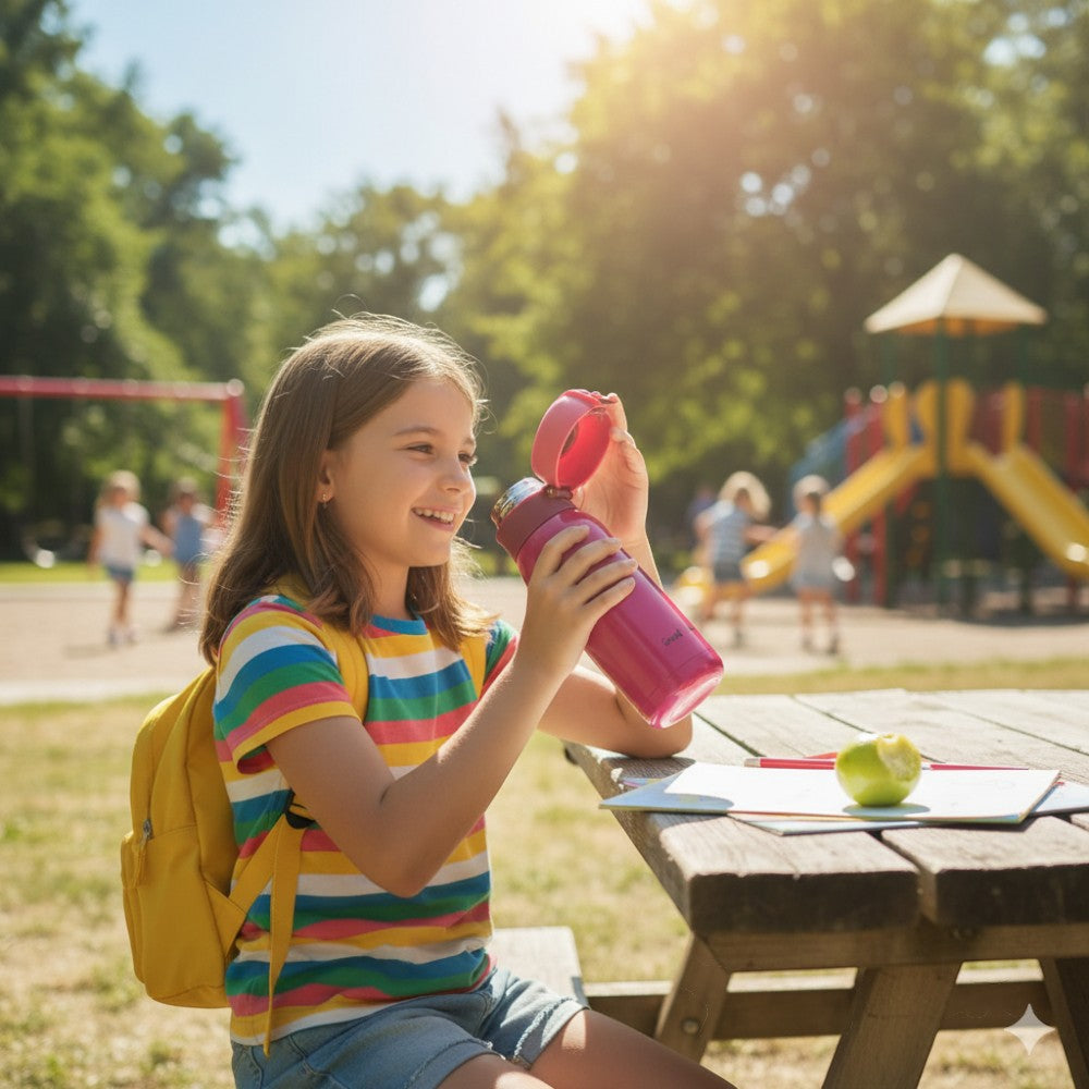 Mini Gourde Isotherme Rouge - 200ml/360ml