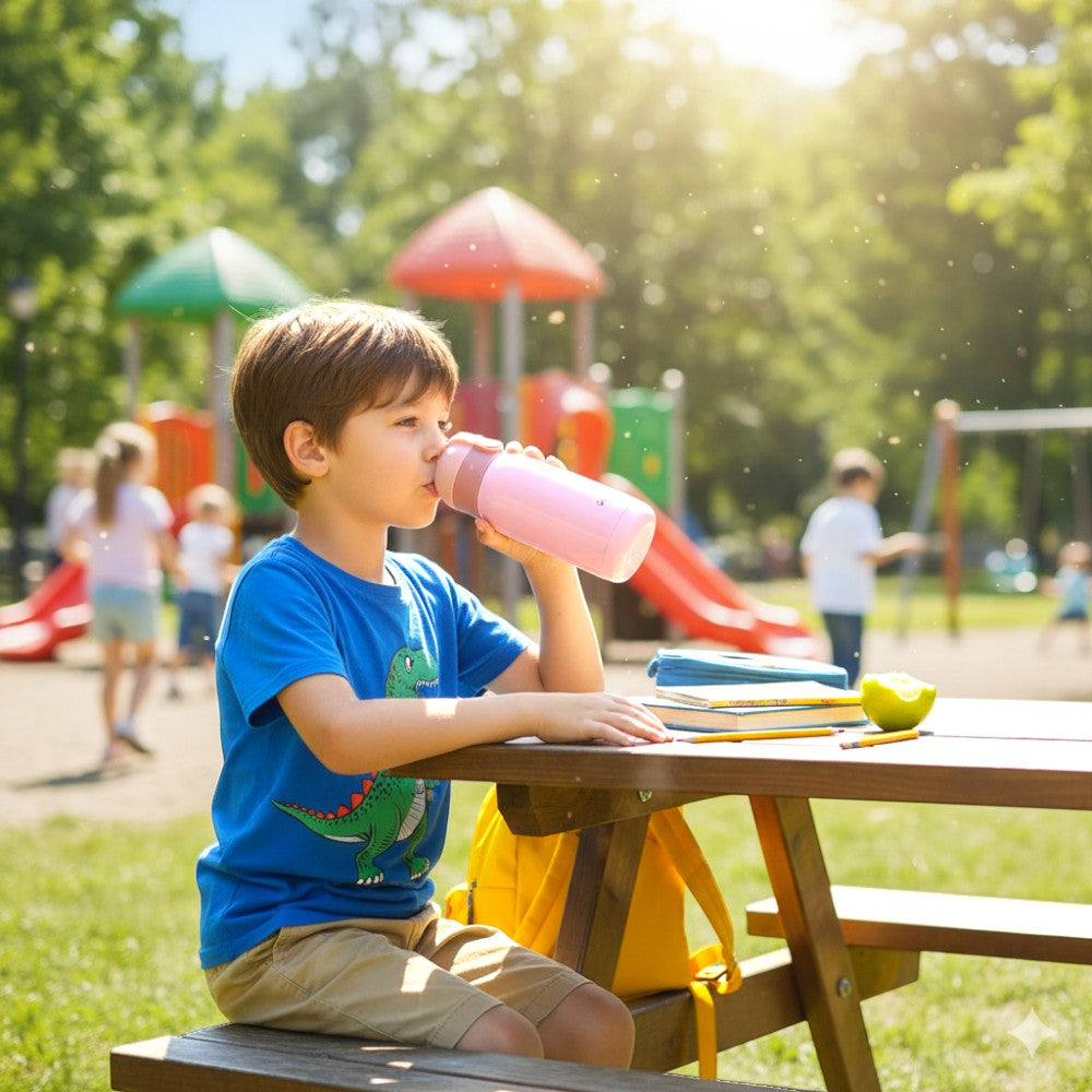 Mini Gourde Isotherme Rose - 200ml/360ml