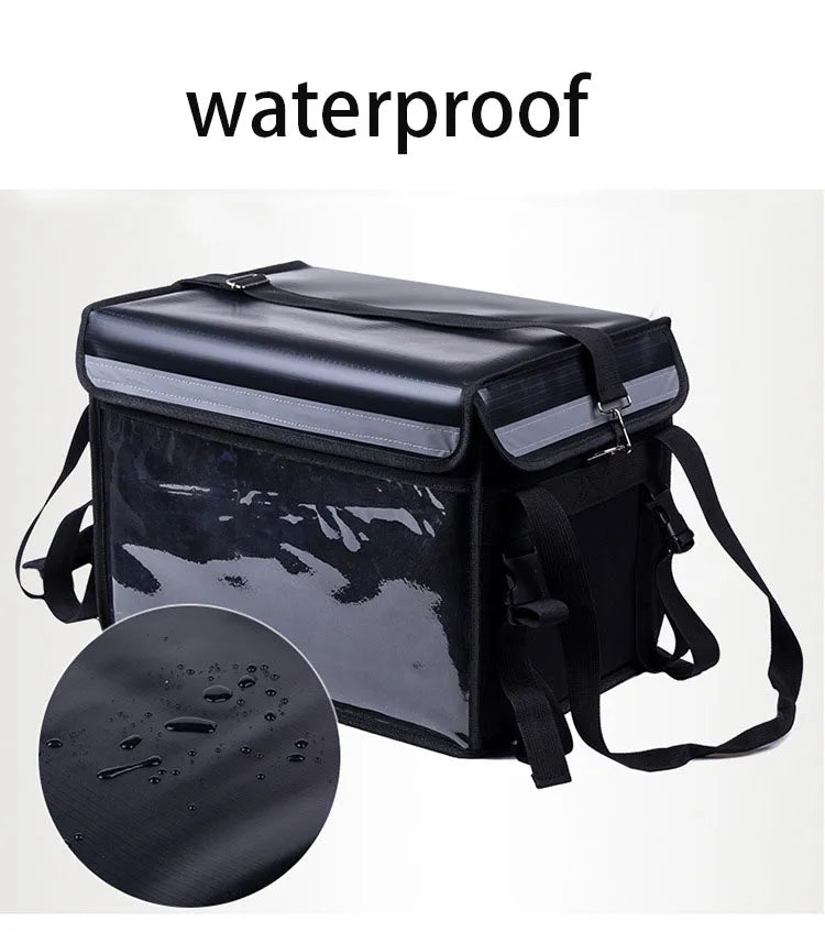 Sac Isotherme Synthetique Uni Noir Et Gris
