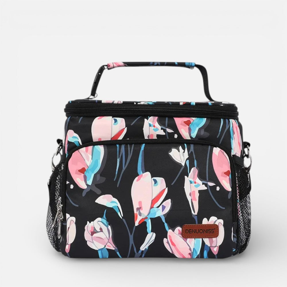 Glacière souple motif fleury