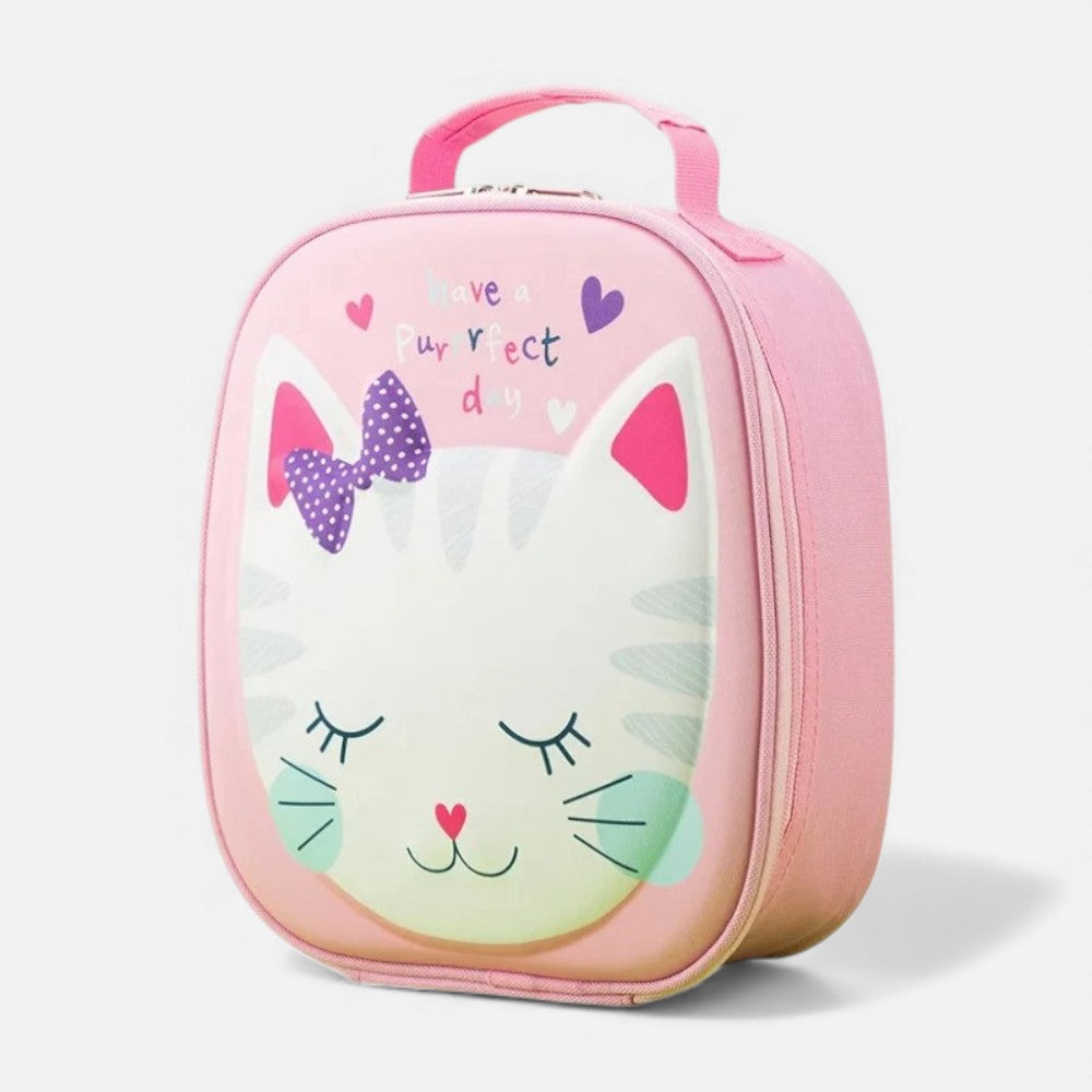 Sac Isotherme pour enfant Rose Chat