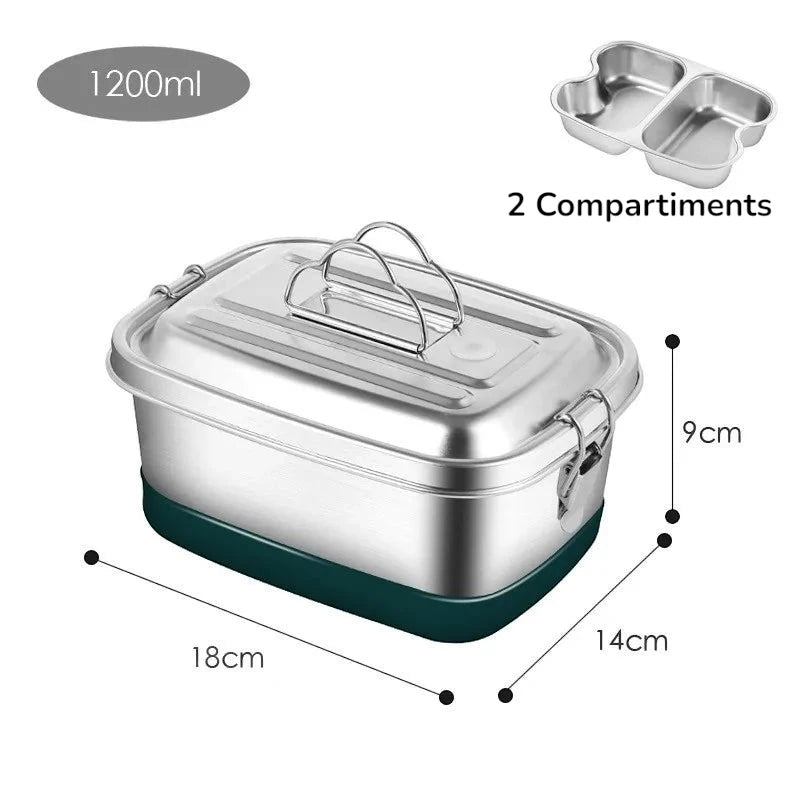 Inox Lunch Box En Acier Inoxydable Hermétique
